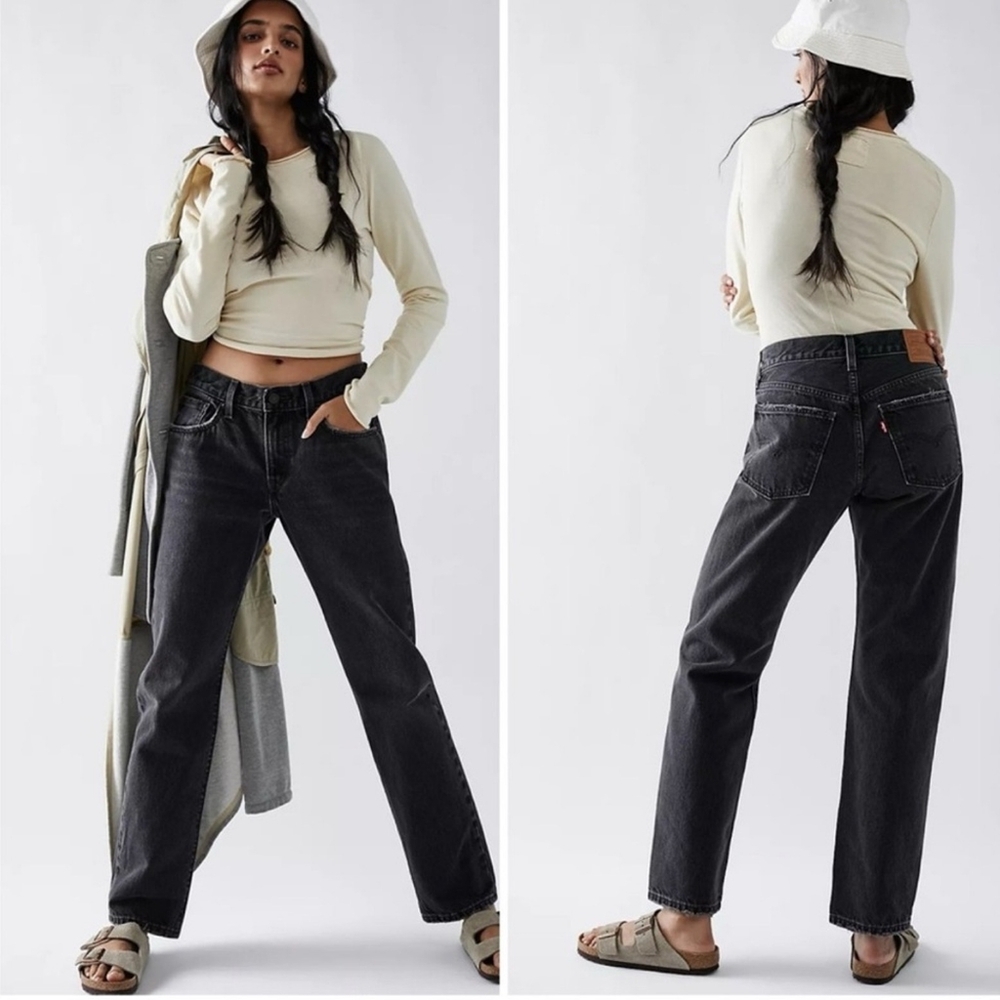 Levi's Premium Middy Straight In No Service Sz 27 Nwt - Picture 4 of 12